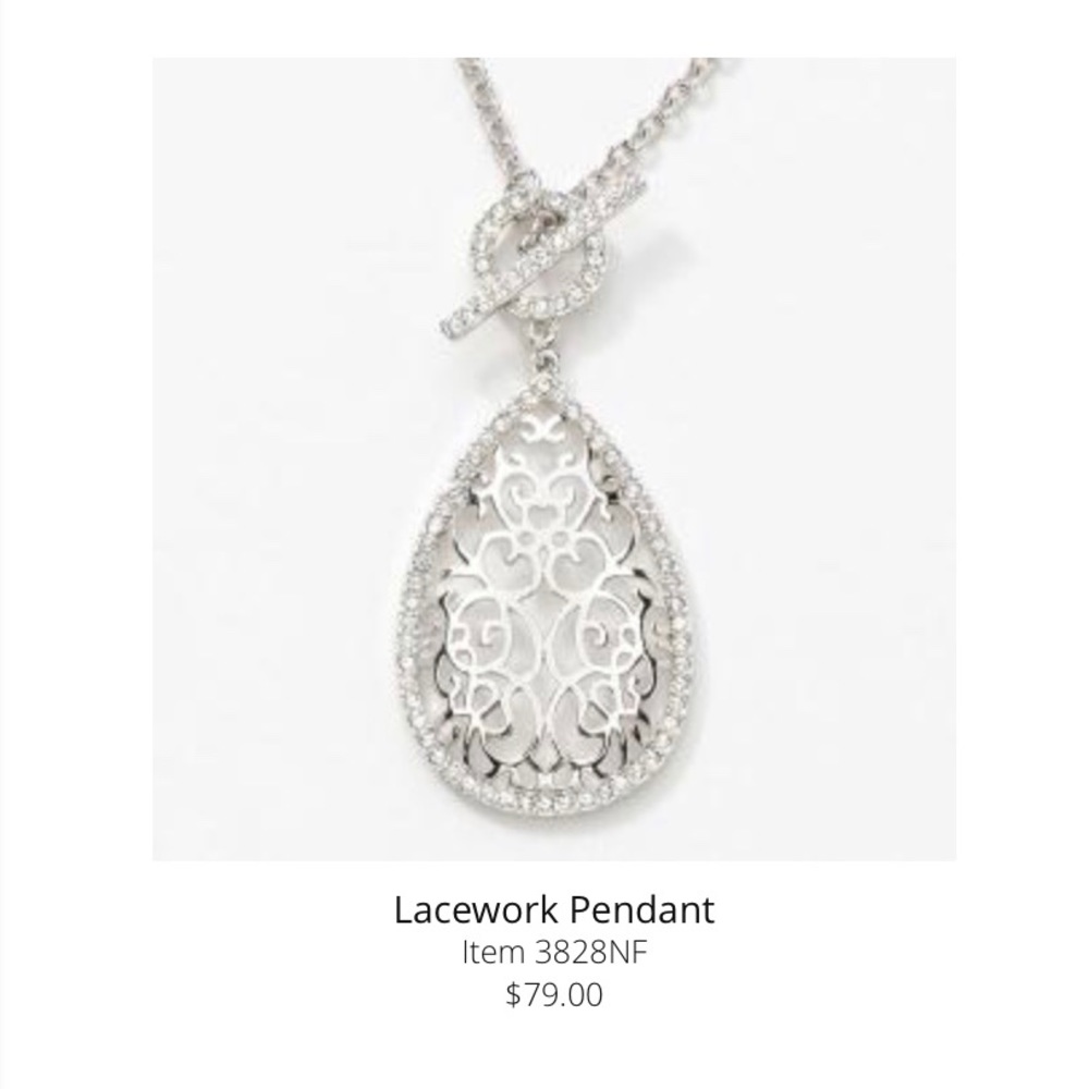 Touchstone crystal SWAROVSKI CRYSTAL pendant